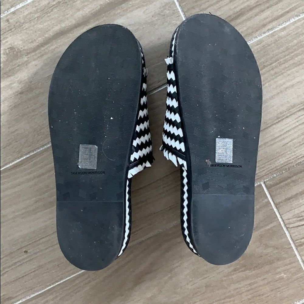 Sigerson Morrison Aoven Woven Pool Slide Sandals - Picture 7 of 7